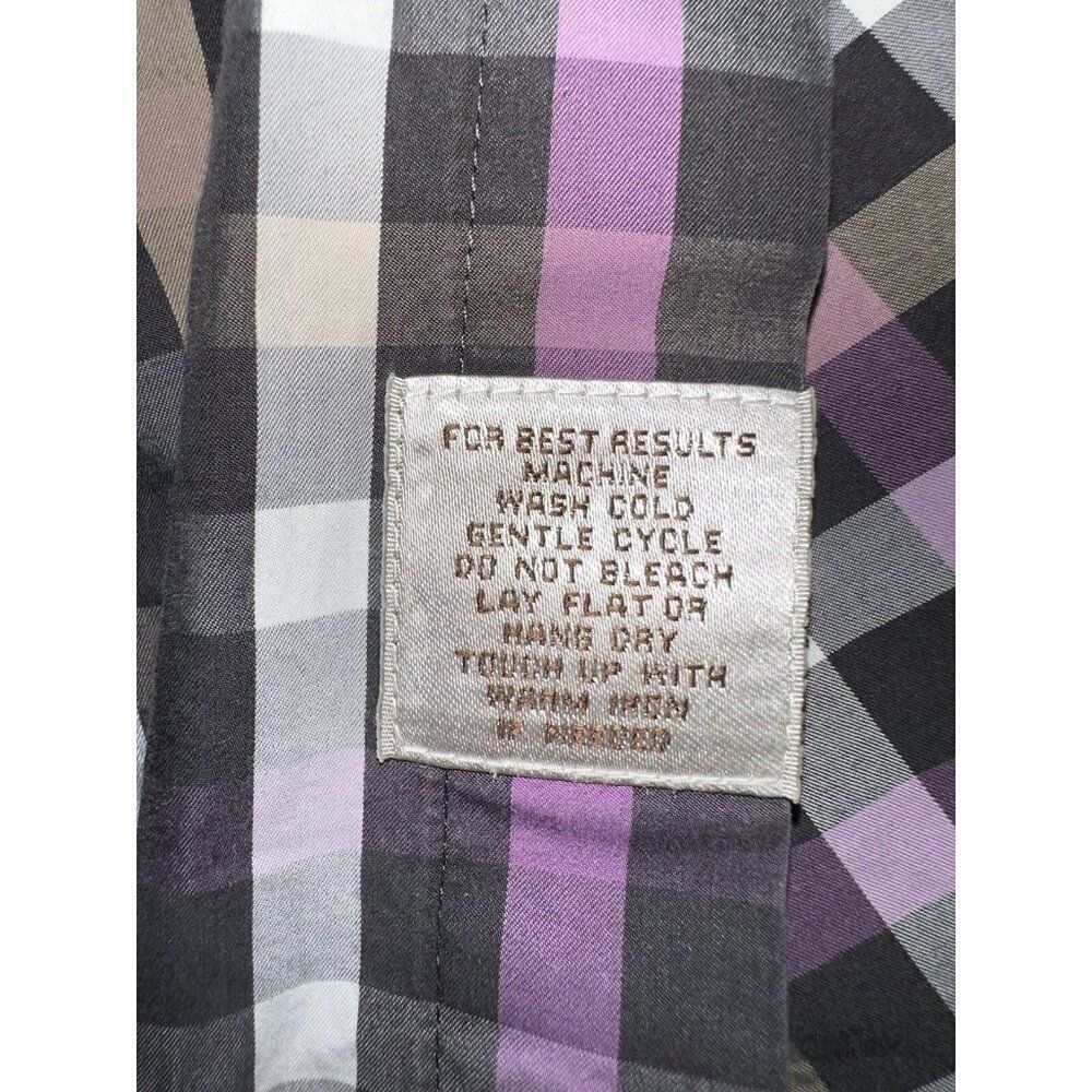 Peter Millar Crown Long Sleeve Weekender Wash Check Button Shirt Size‎ XL Office - Picture 7 of 7